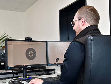 Konstruktion eines 3D Modells auf dem PC