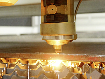 Laserschneiden Nahaufnahme